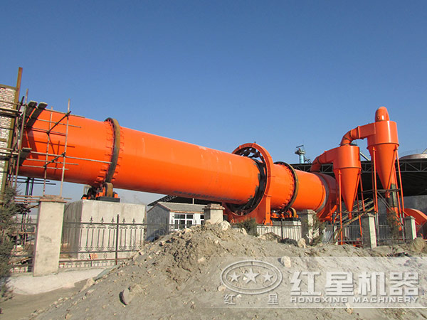 大型礦渣烘干機作業(yè)現場
